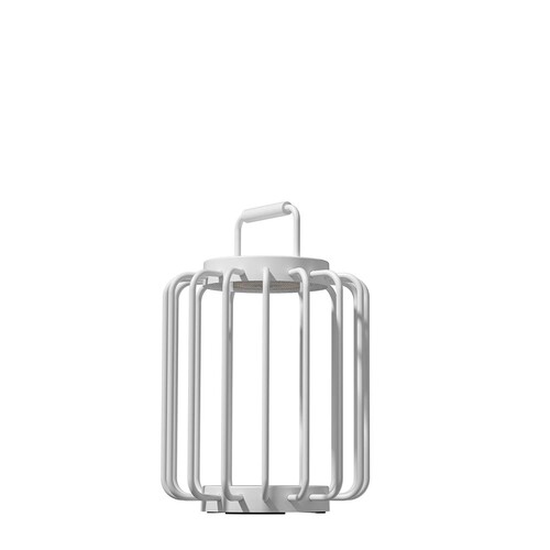 Lanterne LED Bangkok H 33 cm | blanc