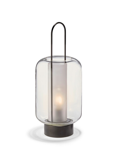 Lanterne LED Lucia H 39 cm | transparent