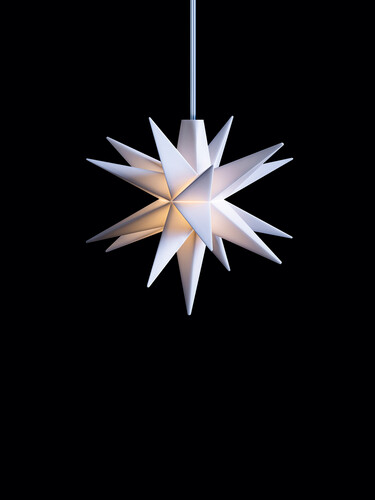 Étoile lumineuse LED Baby Ø 8 cm | blanc