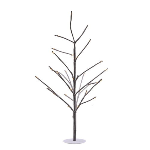 Arbre lumineux LED avec pied Kira Tree H 50 cm | brun foncé