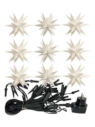 Guirlande lumineuse LED Etoiles de l'Avent 