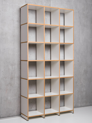 Système d’étagères Mocoba Premium Hauteur : 218 cm | blanc