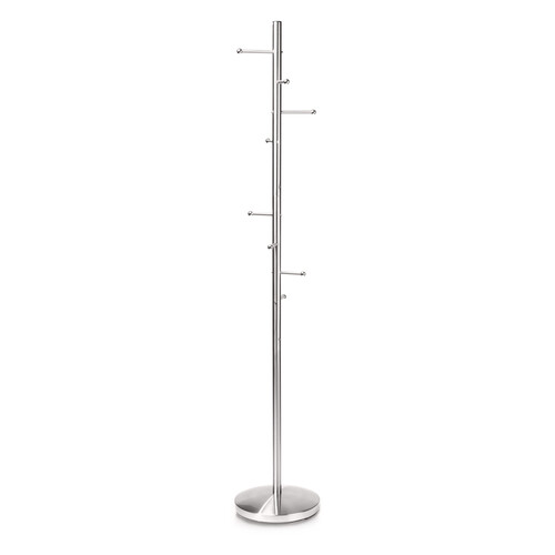 Portemanteau sur pied sans porte-parapluie | acier poli
