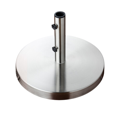 Porte-parasol rond | acier inoxydable