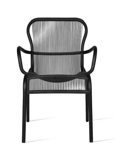 Meuble d’assise Loop Chaise à accoudoirs | noir