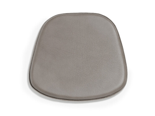 Coussin d’assise pour chaise Eames Plastic Armchair cuir | titane, pour chaise Eames Plastic Armchair