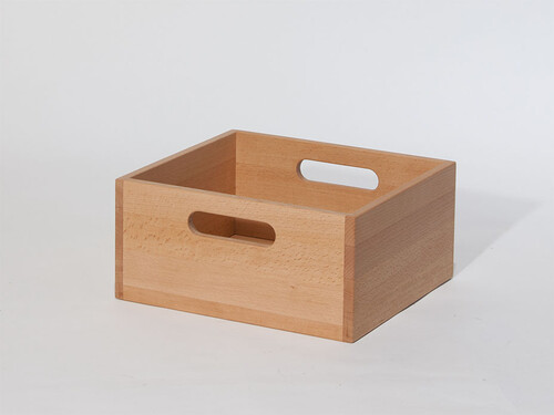 Tiroir pour Caisson superposable H 15,5 cm | bois de hêtre