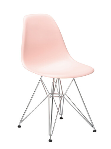 Chaise Eames Plastic Side Chair DSR RE 1 pièce | rose tendre