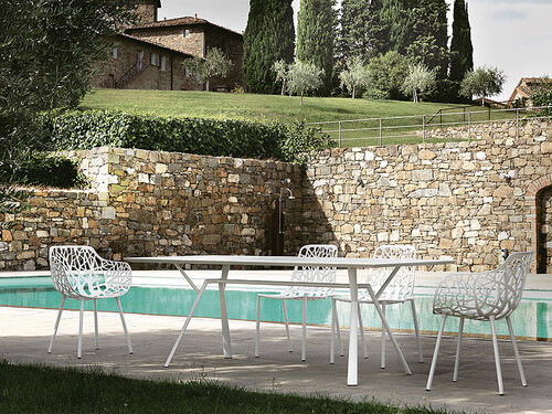 Table Radice Quadra 150 x 90 cm | blanc