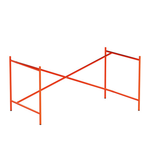 Piétement Eiermann 2 L 100 x L 66 cm | orange vif