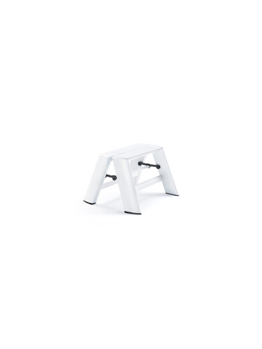Escabeau à une marche Lucano Escabeau - 1 marche | aluminium, blanc