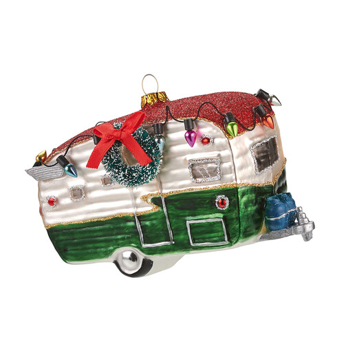 Décoration de sapin caravane 
