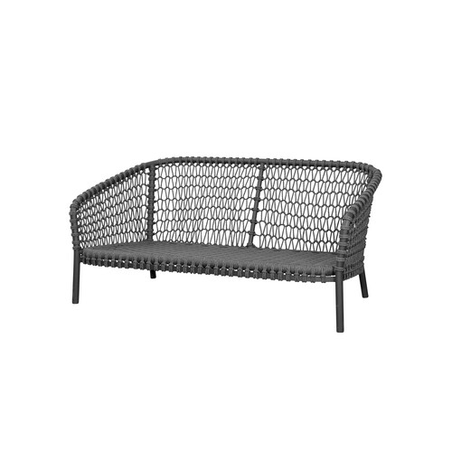 2-Sitzer Sofa Ocean large B 155 cm | dunkelgrau