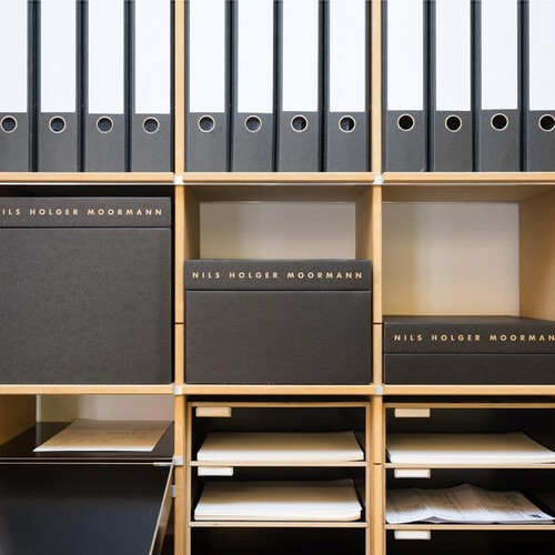 Archivbox-Set für FNP Regal in Schwarz • groß – ab Lager!