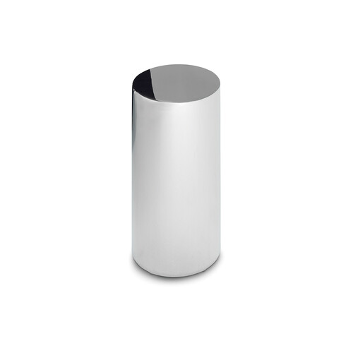 Beistelltisch Tin Drum H 50 cm, Ø 25 cm | Edelstahl, poliert