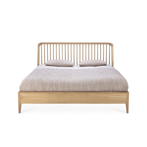 Bett Spindle Liegefläche: 160 x 200 cm | Eiche, geölt