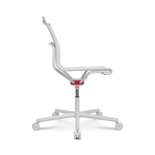 Bürodrehstuhl D1 Office ohne Armlehnen | weiß