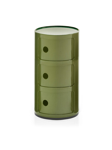 Container Componibili Ø 32 cm, 3 Fächer | grün