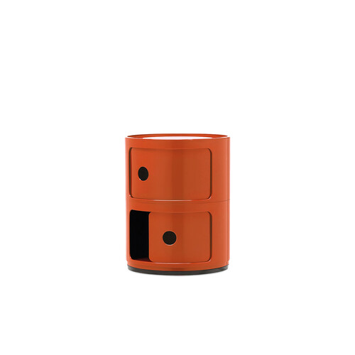 Container Componibili Ø 32 cm, 2 Fächer | orange