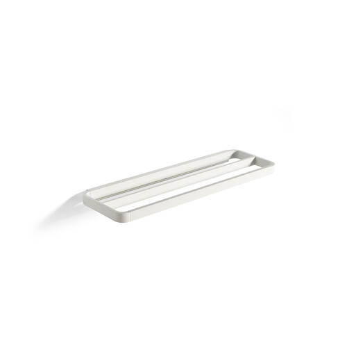 Doppel-Handtuchhalter Rim 2 Stangen, B 44 cm | weiß