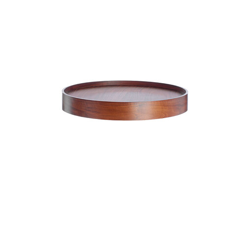 Tablett Drum für Drum Hocker groß | walnuss