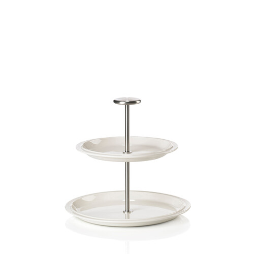 Etagere mit 2 Etagen Eau mit 2 Etagen | weiß