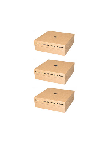 Archivbox für FNP Regal, 3-er Set 3-er Set klein | natur