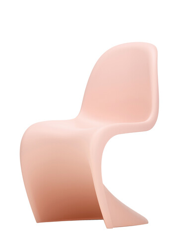 Freischwinger Panton Chair neue Sitzhöhe (44 cm) | zartrose