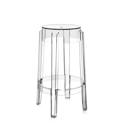 Hocker Charles Ghost H 65 cm | transparent