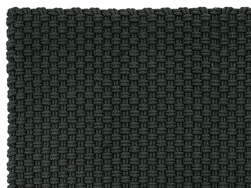 In- und Outdoormatte Uni B 52 x L 72 cm | schwarz