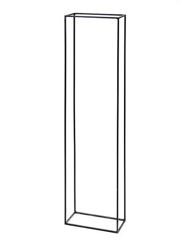 Brennholzständer Kwadrat H 150 x B 40 x T 20 cm | Stahl, natur