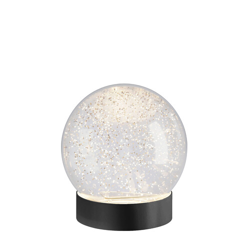 LED-Dekoleuchte Glamor Bauble Ø 13 cm | Sockel schwarz