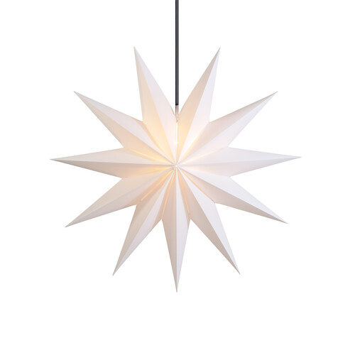 LED-Leuchtstern Weihnachtsstern mit 11 Zacken | weiß