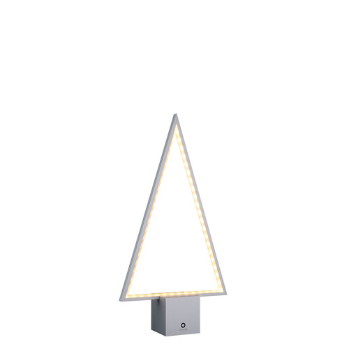 LED-Tischleuchte Pine 2.0 H 47 cm | silberfarben