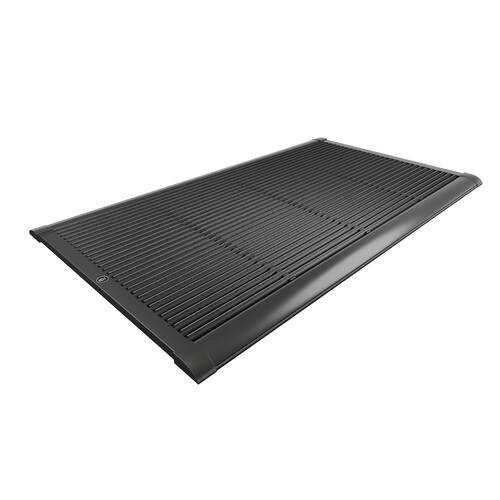 Outdoor-Fußmatte New Standard B 120 x T 70 cm | Aluminium anthrazit