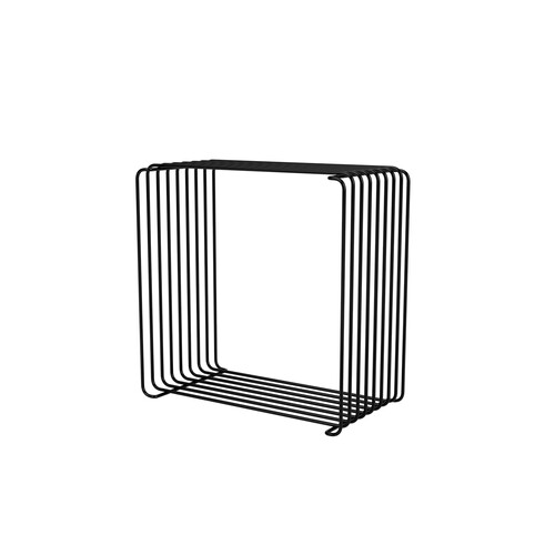 Regalelement Panton Wire Single Single, B 34,8 cm | schwarz