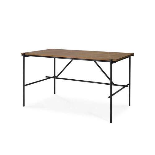 Schreibtisch Oscar B 140 x T 70 cm | Teakholz, natur