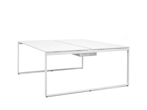 Doppel-Schreibtisch Pop Bench Square Pop Bench Square, 180 x 165 cm | weiß