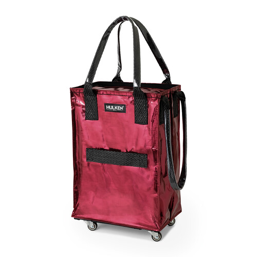 Shopper mit Rollen, small Hulken Bag B 36 x T 23 cm | dunkelrot