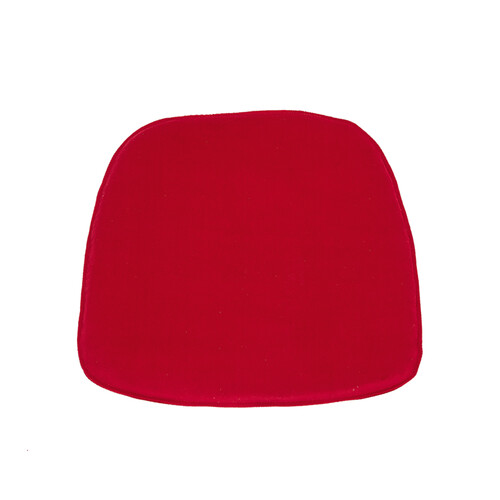 Sitzkissen Leed B 41 x T 40 cm | Velvet rot