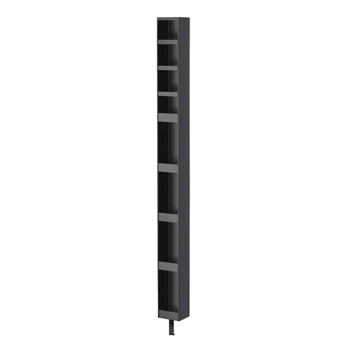 Spiegelschrank Bad Turn B 14 cm | schwarz