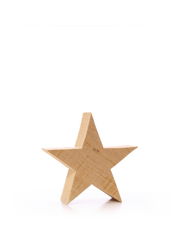 Weihnachtsdekoration Stella Größe M (H 19,5 x B 18,5 cm) | Eiche