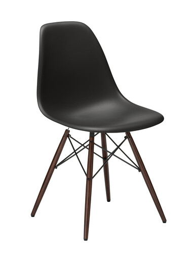 Stuhl Eames Plastic Side Chair DSW Ahorn, natur | schwarz