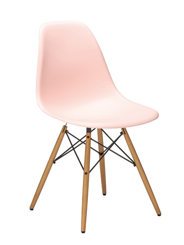 Stuhl Eames Plastic Side Chair DSW RE Esche, eichefarbig | zartrosé