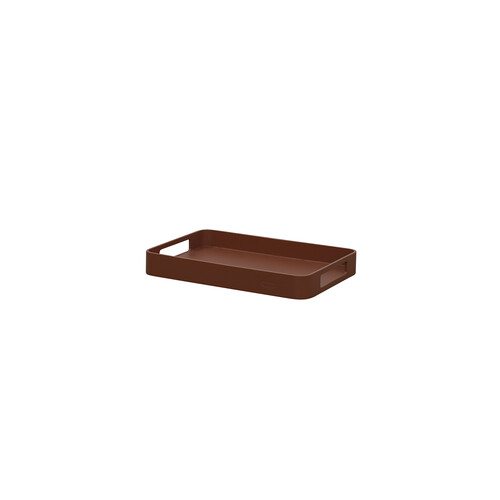 Tablett Club B 35 x T 24 cm | desert red
