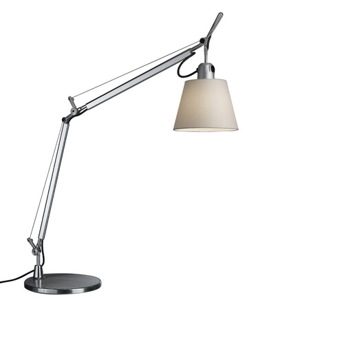 Tischleuchte Tolomeo Basculante Tavolo ohne Leuchtmittel | Pergament