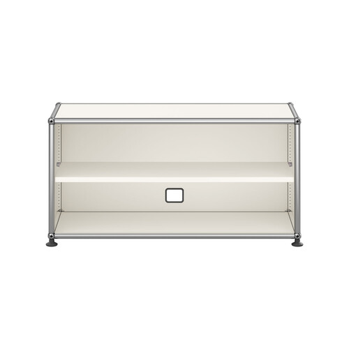 USM Haller Lowboard 1-fach breit, offen x | reinweiß
