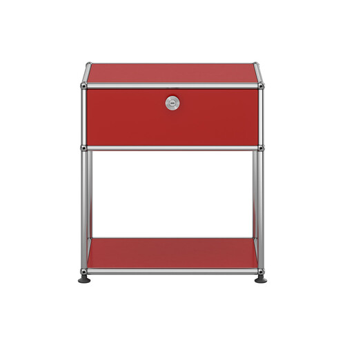 USM Haller Nachttisch M54 x | USM rubinrot