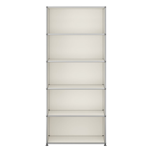 USM Haller Regal 5-fach hoch, Breite 78 cm, offen x | reinweiß