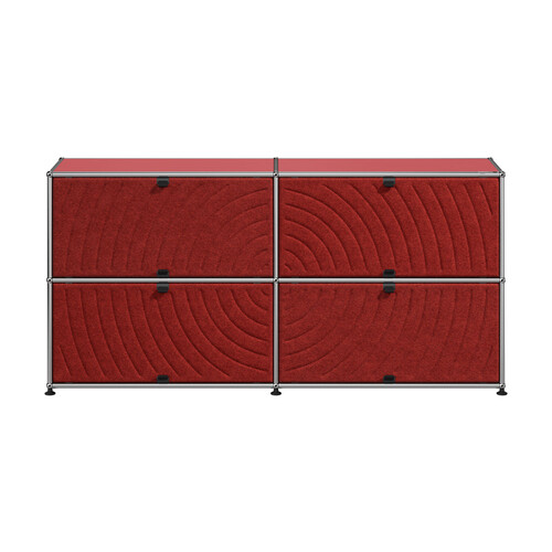 USM Haller Sideboard M68 x | USM rubinrot / rot